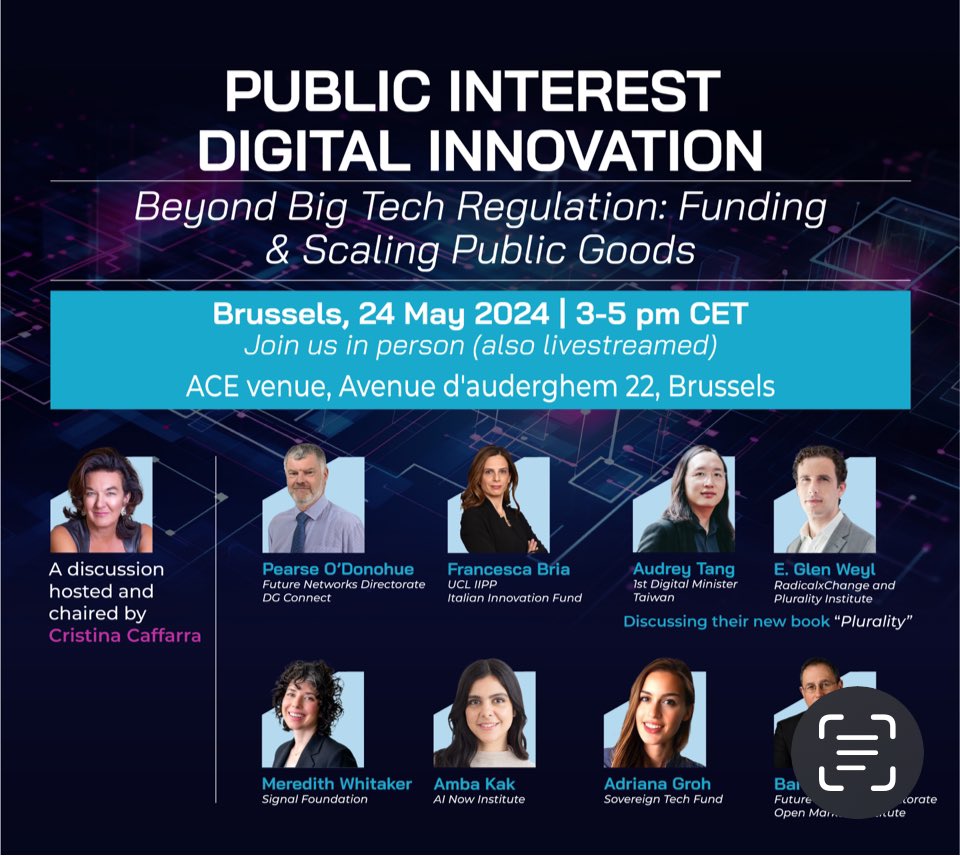 Public Interest Digital Innovation event poster